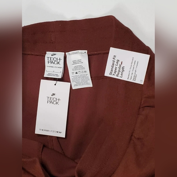 Nike Sportswear Therma Fit ADV Tech Pack Fleece Size L Pants Brown DV9987-231 - Picture 10 of 12